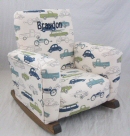 Retro Ride Toddle Rock Personalized with Sponge in Navy
