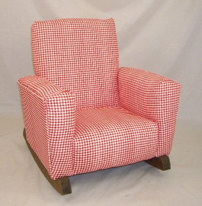 Red Check Chair