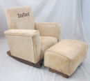 Plush Carmel Suede Toddle Rock Personalized with Sponge in Chocolate & Toddleman